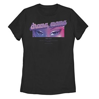 Juniors' Bratz Drama Mama Purple Hue Portrait Tee