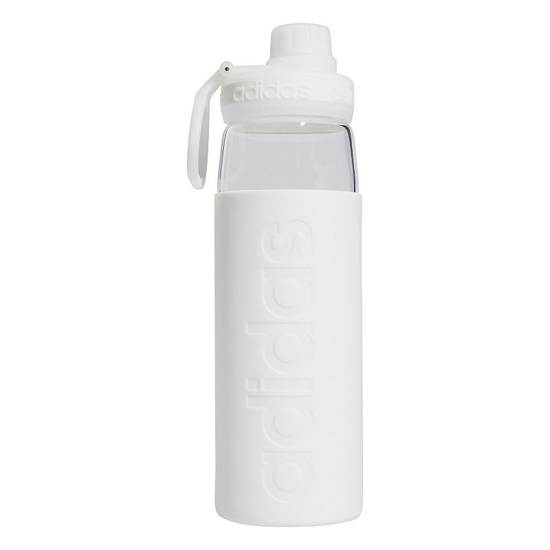adidas Squad Glass Water Bottle, White
