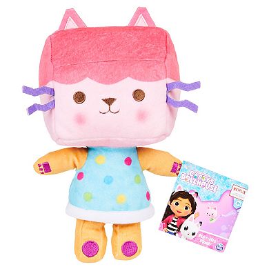 Spin Master DreamWorks Gabby's Dollhouse 8-inch Baby Box Cat Purr-ific Plush Toy