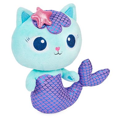 Spin Master DreamWorks Gabby's Dollhouse 8-inch MerCat Purr-ific Plush Toy