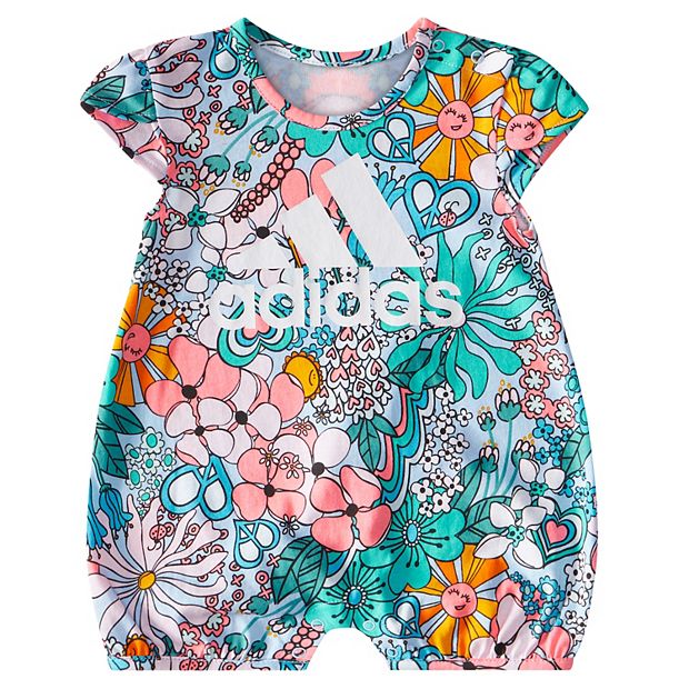 Girls hotsell floral adidas