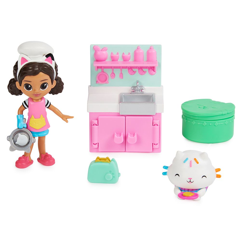 Spin Master Gabby's Dollhouse Lunch and Munch Kitchen Set with 2 Toy ...