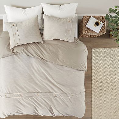 Clean Spaces Blakely Oversized Duvet Cover Set with Shams