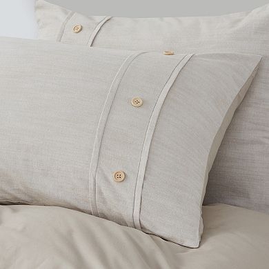 Clean Spaces Blakely Oversized Duvet Cover Set with Shams