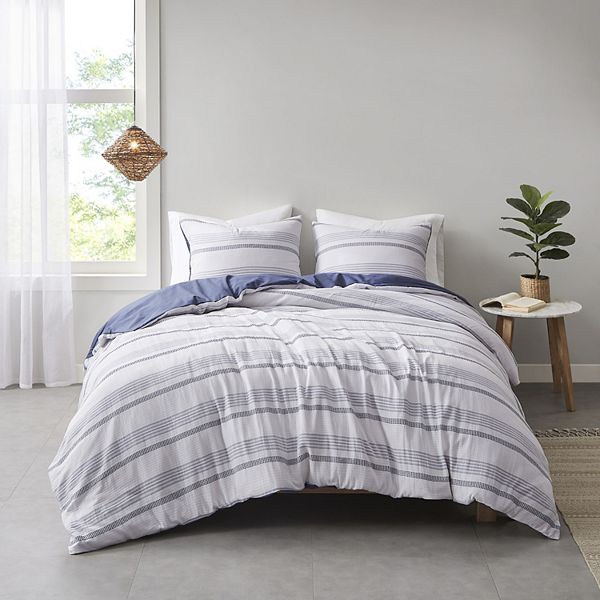 Clean Spaces Casey Yarn Dyed Duvet, Yarn Dyed Duvet Cover
