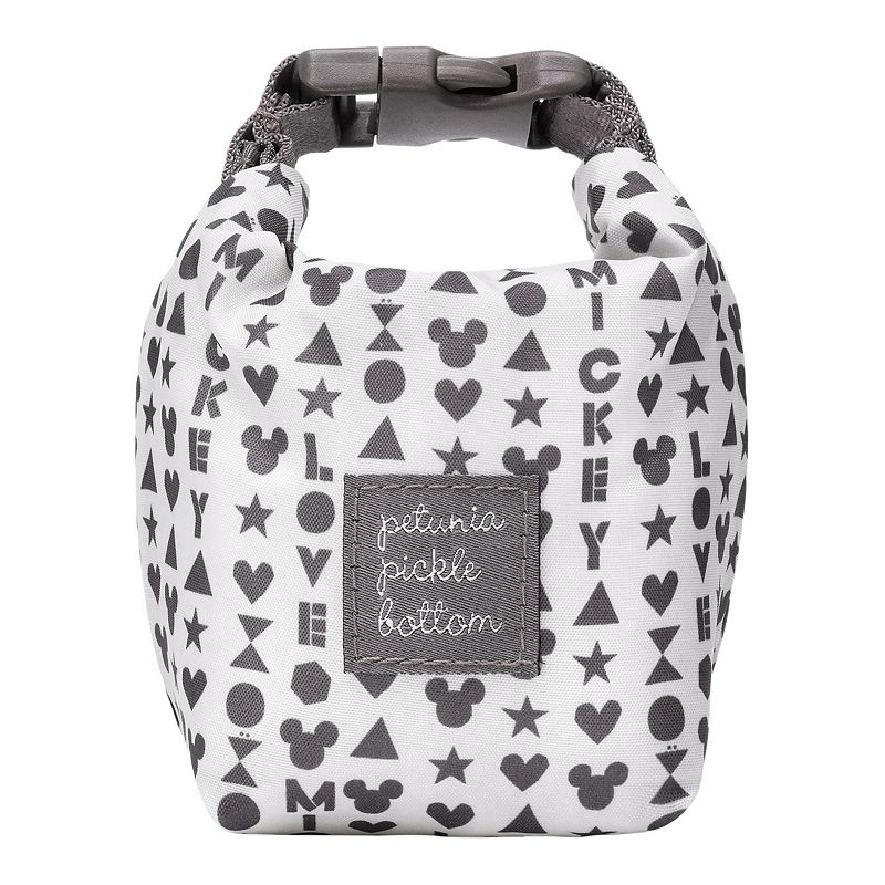 Petunia Pickle Bottom Snack Pouch in Disneys Love Mickey Mouse, Black