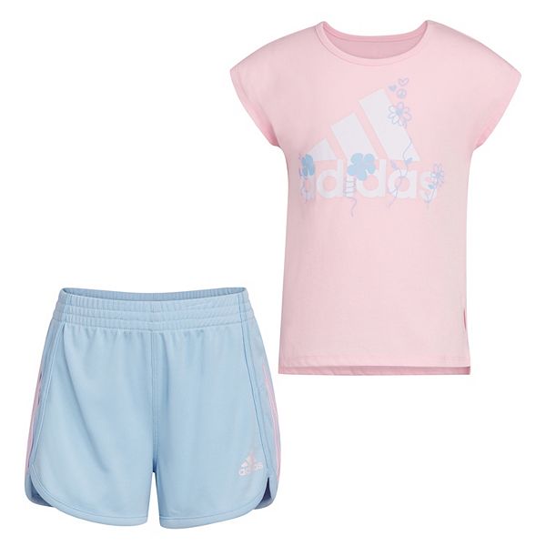 Adidas toddler cheap girl shorts