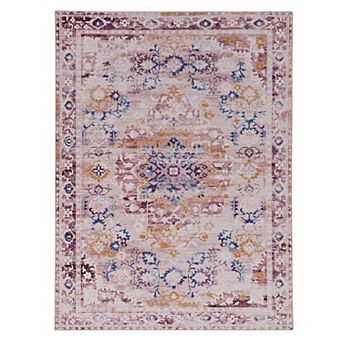 Linon Micah Machine Washable Rug