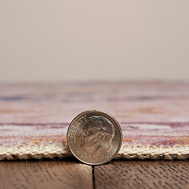 Linon Micah Machine Washable Rug