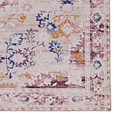 Linon Micah Machine Washable Rug