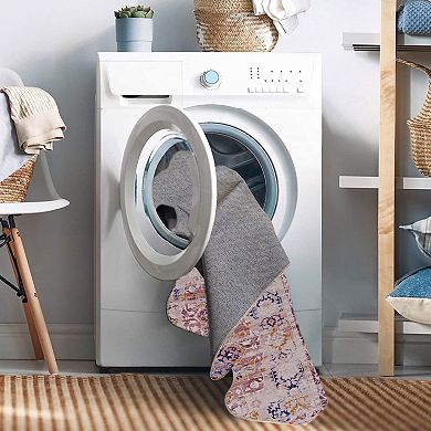 Linon Micah Machine Washable Rug