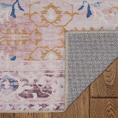Linon Micah Machine Washable Rug