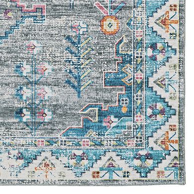 Linon Larson Machine Washable Rug