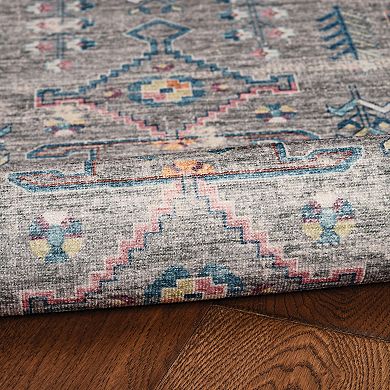 Linon Larson Machine Washable Rug
