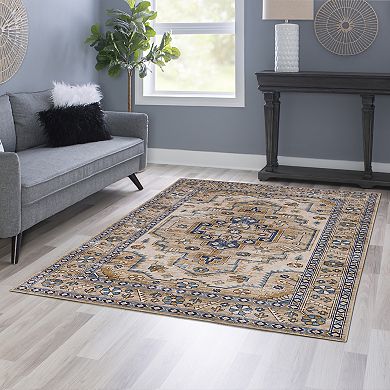 Linon Julian Machine Washable Rug