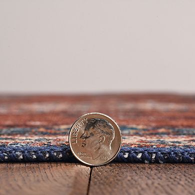 Linon Foster Machine Washable Rug