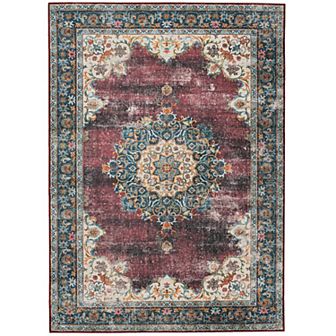 Linon Foster Machine Washable Rug