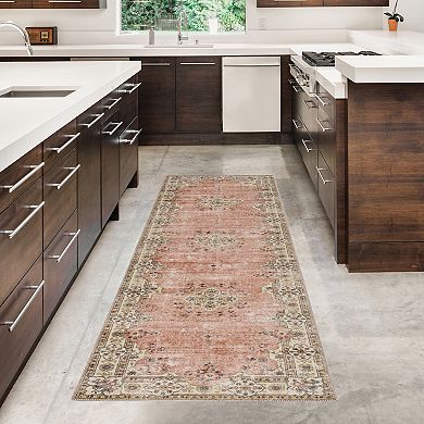 Linon Blanton Machine Washable Rug