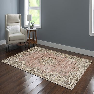 Linon Blanton Machine Washable Rug