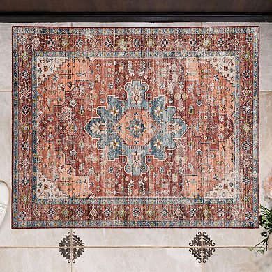Linon Carter Machine Washable Rug