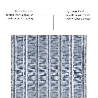 Linon Wallen Machine Washable Rug