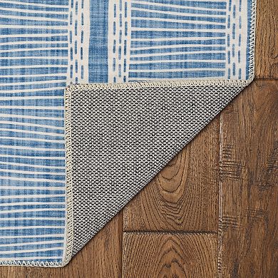 Linon Wallen Machine Washable Rug