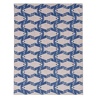 Linon Seabourne Machine Washable Rug