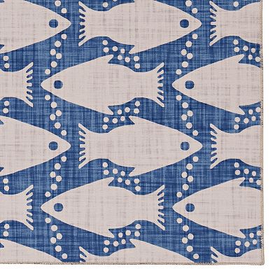 Linon Seabourne Machine Washable Rug