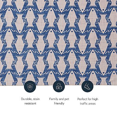 Linon Seabourne Machine Washable Rug