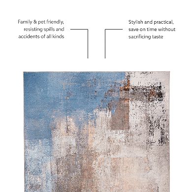 Linon Kyler Machine Washable Rug