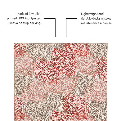 Linon Haylee Machine Washable Rug.