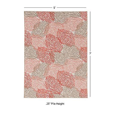 Linon Haylee Machine Washable Rug.