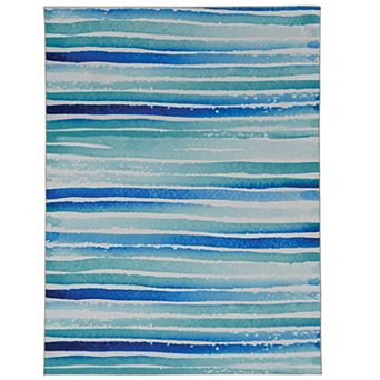 Linon Janna Machine Washable Rug