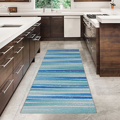 Linon Janna Machine Washable Rug