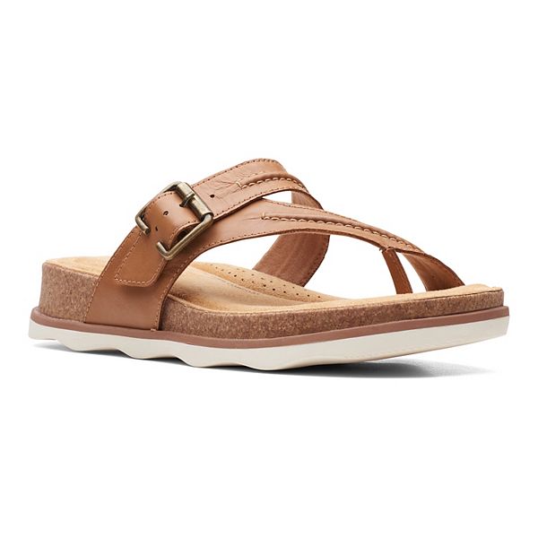 Clarks® Brynn Madi Women's Leather Thong Sandals - Tan (6) – BrickSeek