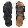 Clarks® Roseville Bay Women's Leather Slide Sandals