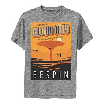 Boys 8-20 Star Wars Cloud City Bespin Sunset Travel Poster Tee