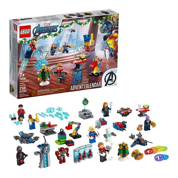 Lego Marvel The Avengers Advent Calendar 76196 Building Kit (298 Pieces)
