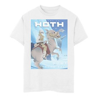 Boys 8-20 Star Wars Welcome To Hoth Home Of Echo Base Geometric Poster Graphic Tee