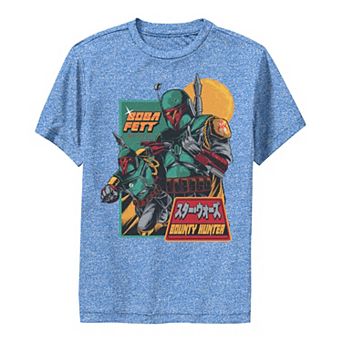 Boys 6-20 Star Wars Boba Fett Bounty Hunter Kanji Tee