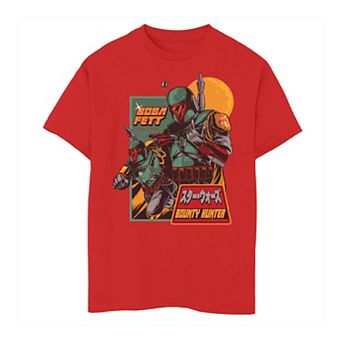 Boys 8-20 Star Wars Mandalorian Soldier Kanji Graphic Tee