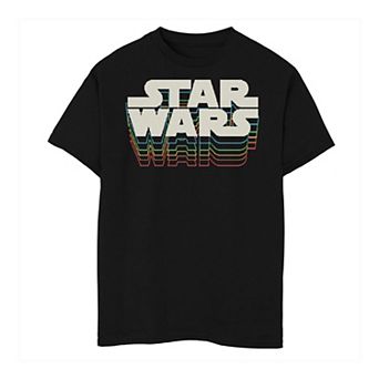 Boys 6-20 Star Wars Retro Gradient Logo Tee