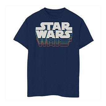 Boys 6-20 Star Wars Retro Gradient Logo Tee