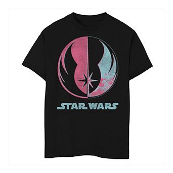 Boys 8-20 Star Wars Bright Jedi Symbol Tee