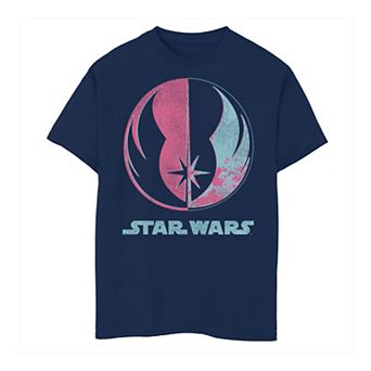 Boys 8-20 Star Wars Bright Jedi Symbol Tee
