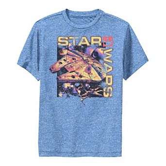 Boys 8-20 Star Wars Falcon Color Ship Graphic Tee