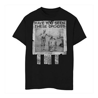 Boys 8-20 Star Wars Have Seen These Droids Poster Graphic Tee