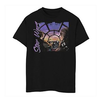 Boys 8-20 Star Wars Millennium Falcon Cockpit Tee