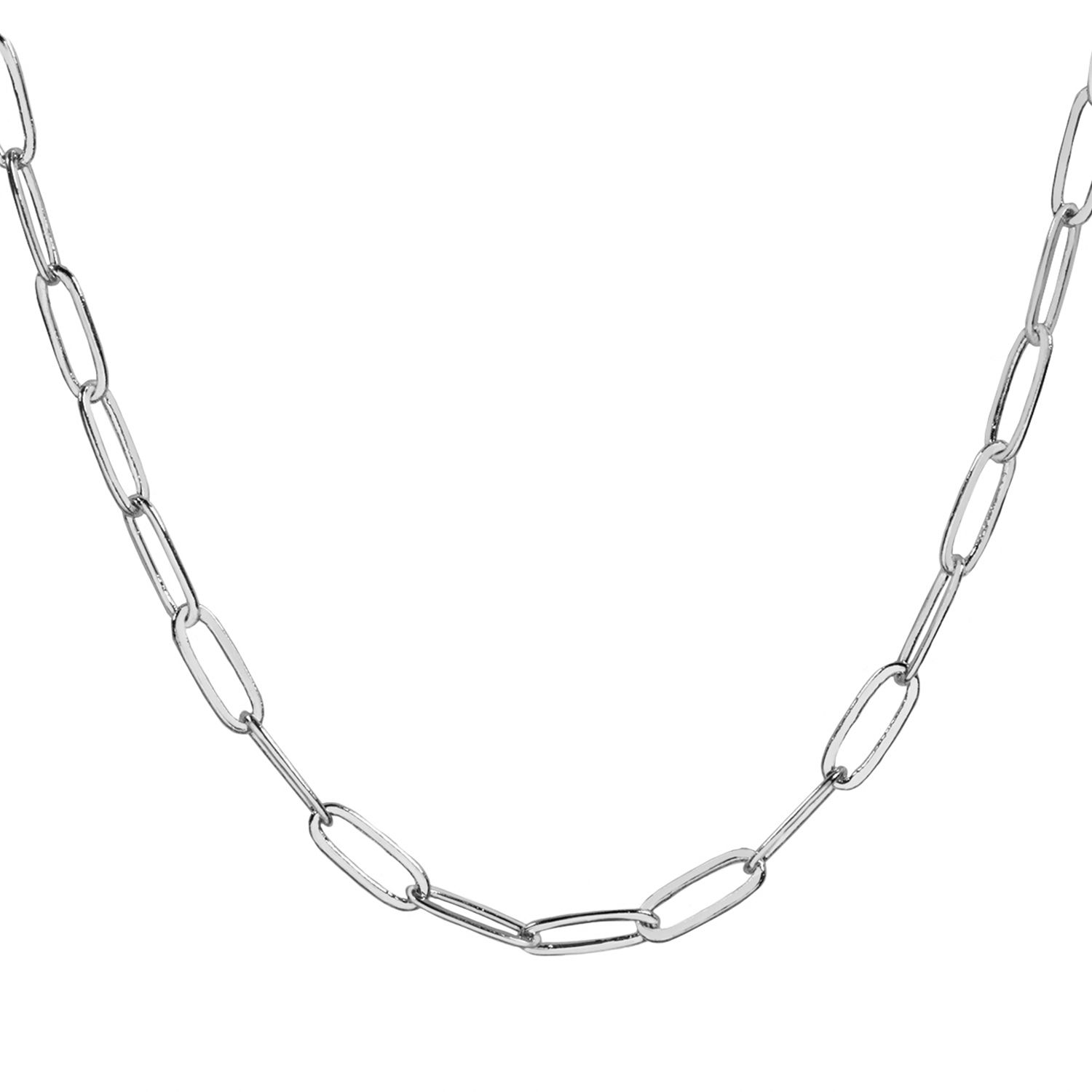 Image for LC Lauren Conrad Silver Tone Long Links Chain Necklace at Kohl's.