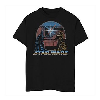 Boys 8-20 Star Wars Vintage Fight Scene Graphic Tee